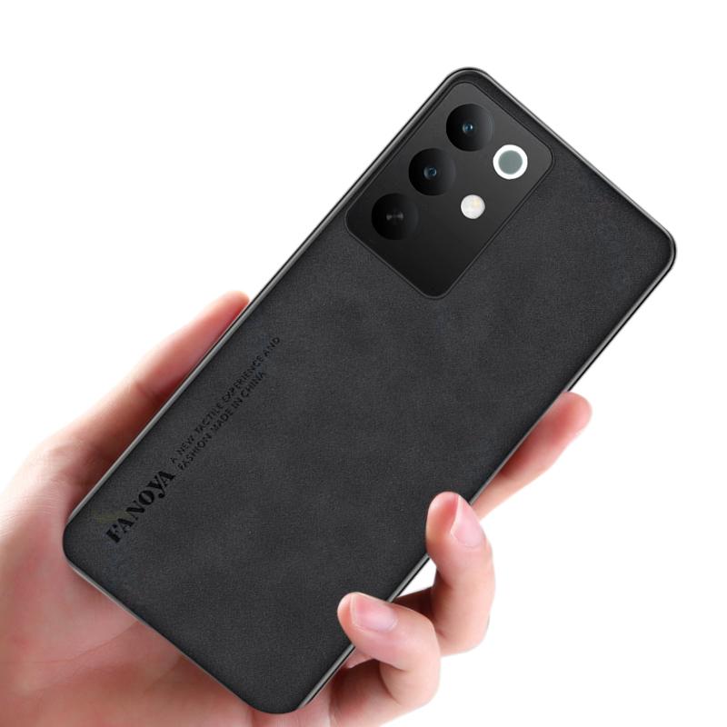 For Realme C85 Pro Case Frosted Soft Vintage Leather Anti Drop For Realme C85 Back Cover