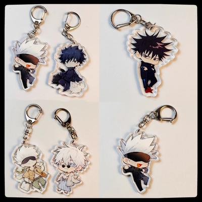 Spell Return War Peripheral Gojo Satoru Keychain School Bag Decoration Acrylic Eka Yujie Dogakisaki Anime To Carry Mini Lightweight Portable Cute