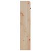 Headboard with Storage Space 135 Cm Solid Pine Wood