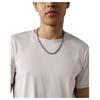 Emporio Armani Original Design Stainless Steel Necklace Men and Women Same Style Couple Model Silver Silver F Basic Packaging-brand Original Box