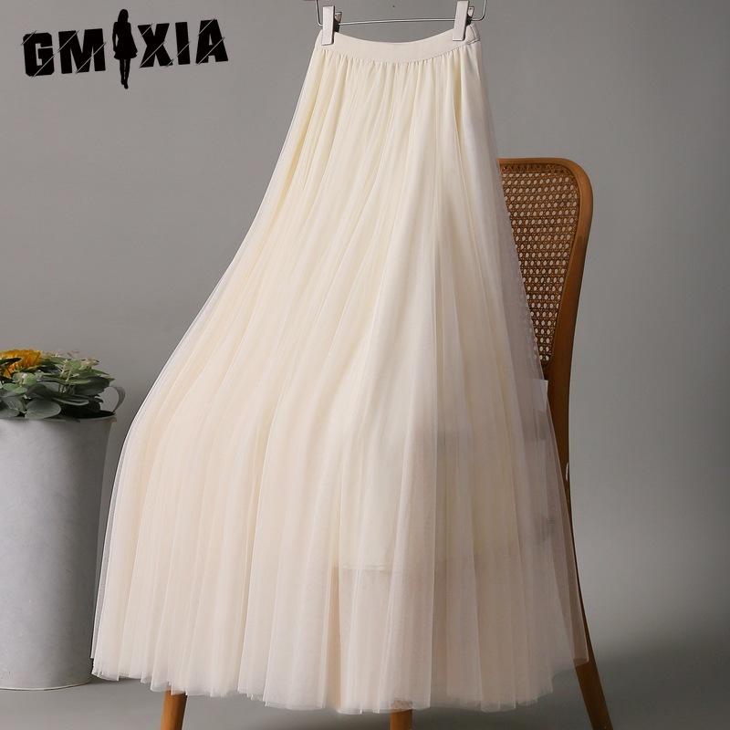 GMXIA 28 Colors Women's Fashion Casual Summer Spring Skirt