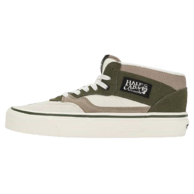 Vans Half Cab Low Top Skate Shoes Unisex Sneakers White Green VN0A5KX6YVH