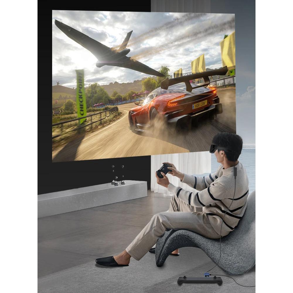 USB C To C Video Converter 4K@60Hz Display Adapter with PD 100W for Laptop Switch To XREAL/VITURE One/RayNeo AR Glasses Monitor