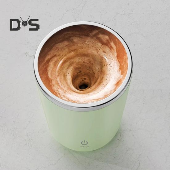 Automatic Magnetic Stirring Coffee Mug 350ml Electric Mixing Cup Stainless Steel Self Stirring Mug Rechargeable Magnetic Stirrer Coffee Cup for Milk