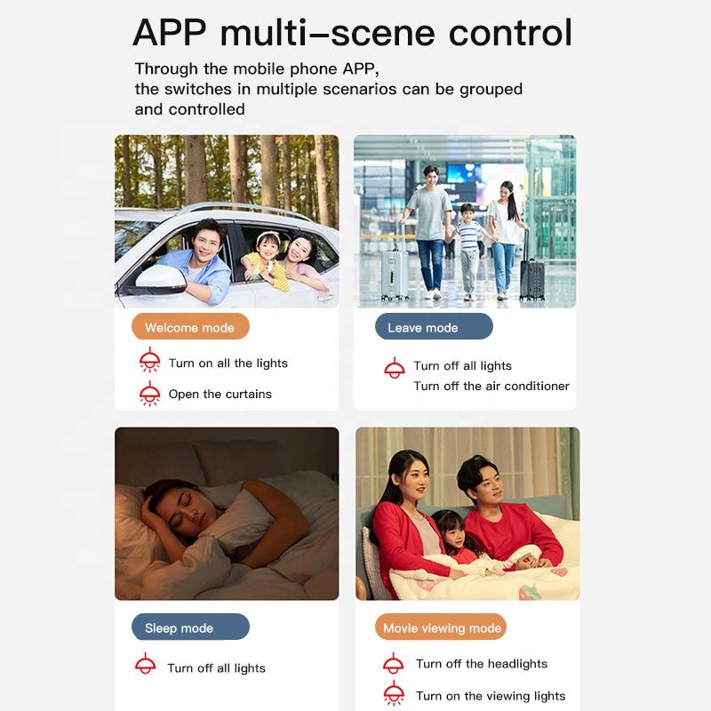 12V/24V/220V Zigbee Hotel Scene Wall Switch Smart Tuya Scene WIFI  Wireless Control Switch , Zigbee Smart Remote Heater Switch