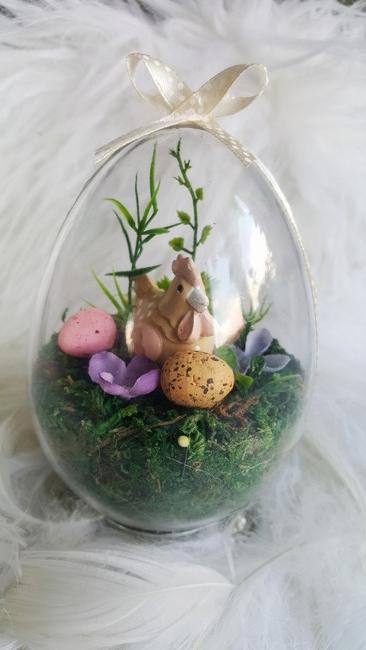 Acrylic Egg 6cm 5 Pcs 1 Pack