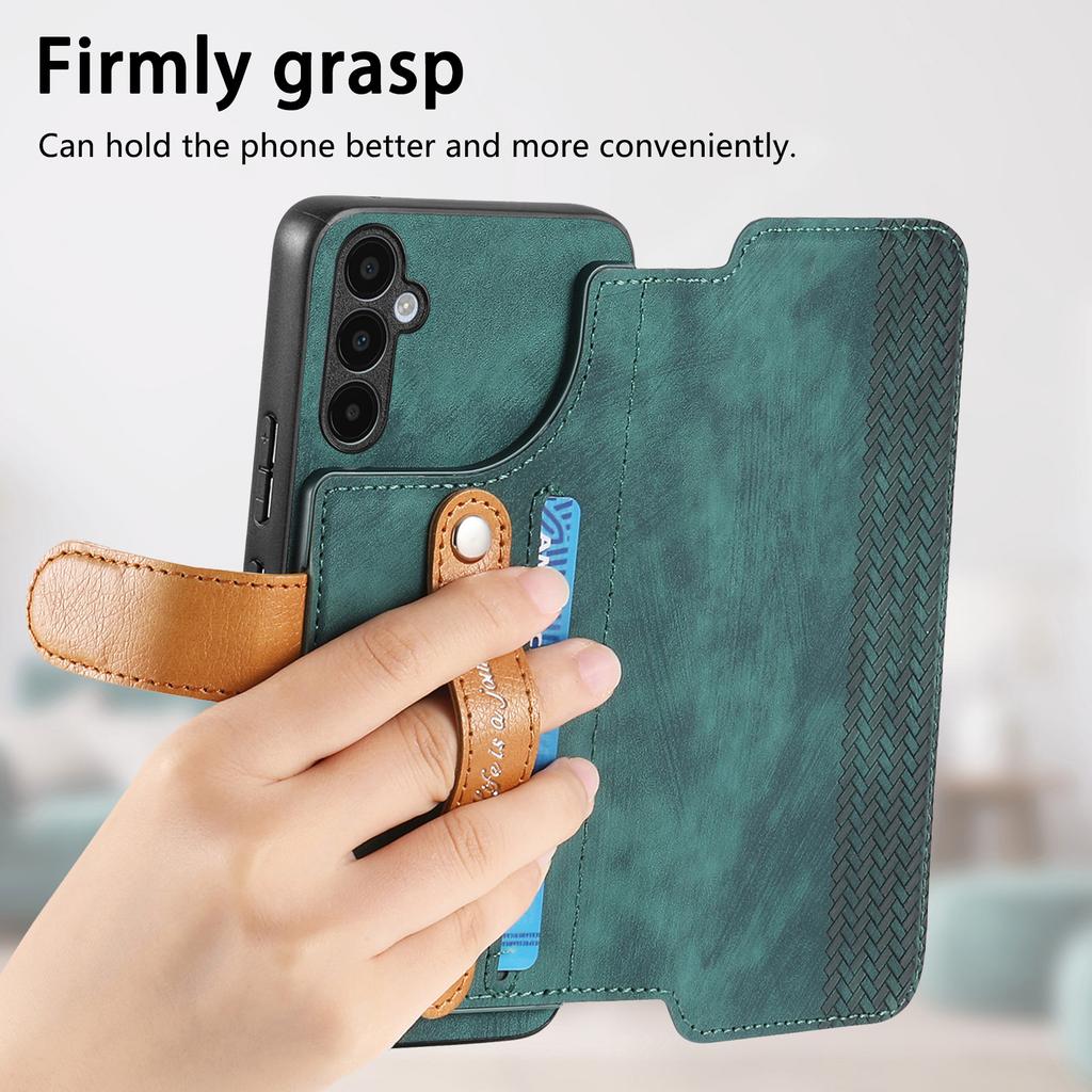 For Samsung Galaxy A37 5G Case Anti-Drop Leather Phone Cover with Stand