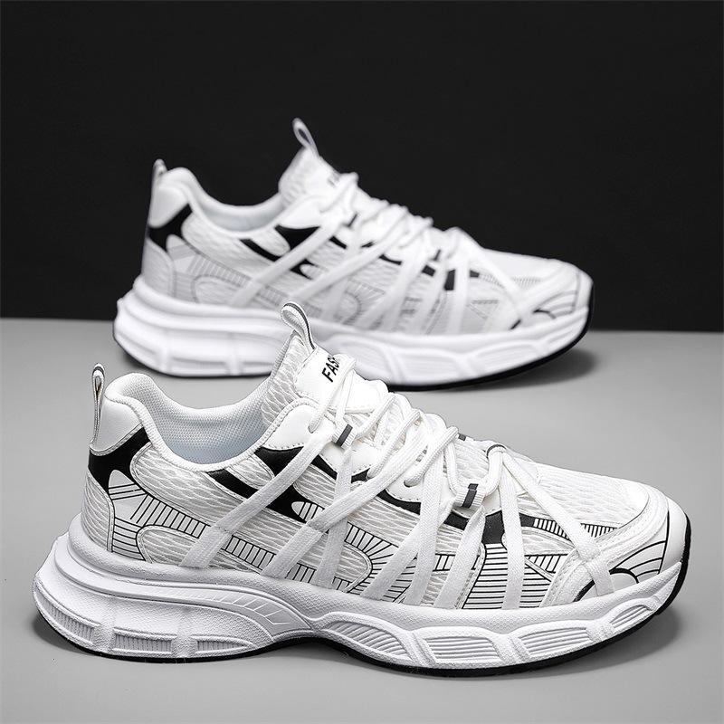 2025 summer men's new mesh shoes daily sports casual shoes versatile men's trendy shoes youth sports shoes
