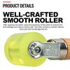 2Pcs Multipurpose Rubber Wheel Roller Tool Ergonomic Design for Car Soundproofing and DIY Seam Filling Projects