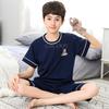 Baby Boys Pajamas Summer Short Sleeved Children's Clothing Sleepwear Teen Pajama Cotton Pyjamas Sets for Kids 6 8 10 12 14 Years