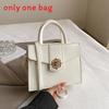 Street Style Pu Small Square Bag With Zipper Closure For Daily Womens Fashion