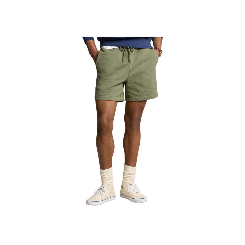 Polo Ralph Lauren Solid Color Mid Waist Loose Fit Casual Shorts Men shorts Tree-Green MNPOSHO1BQ20264-300