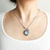 Comfort Fit Multi Layer Necklace Heart Clock Pendant Trendy Layering Chain Jewelry Unique Clavicle Chain