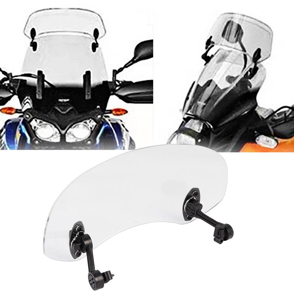 Adjustable Front Windshield for Yamaha, Suzuki, Piaggio, Kymco Motorcycles