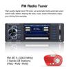 icreative Auto Stereo 1 Din Radio Bluetooth Autoradio 4 Zoll Touchscreen Multimedia MP5 Player Unterstützung Mikrofon und Rückansicht Kamera