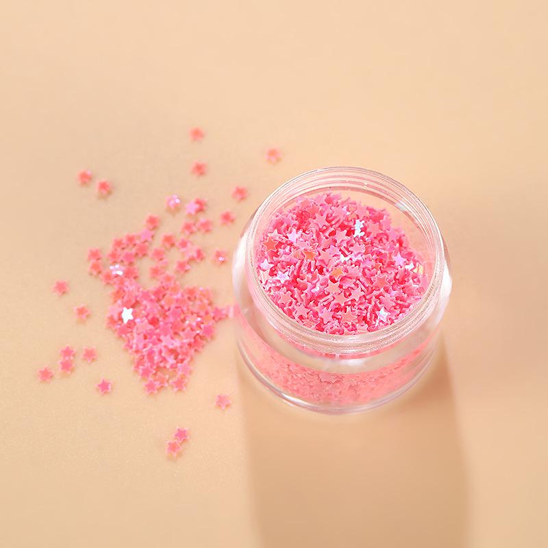Korean Laser Star Nail Art Stickers: Trendy Handmade Glitter Decorations