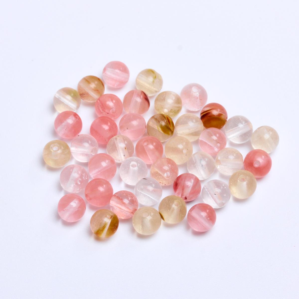 

Товары для дома и вечеринок для изготовления ювелирных изделий Модный браслет «сделай сам» Очаровательные аксессуары Бусы для девочек Подарки Камень 4 мм/6 мм/8 мм/10 мм Натуральный женский 20-40 шт. 40Pcs 4mm