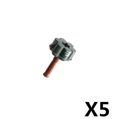 Military Soldier Weapons Building Block Accessory Bombs Throwing Object Knife Pistol RPG Iron Fist Gun Strap Toy Brick Gift J77