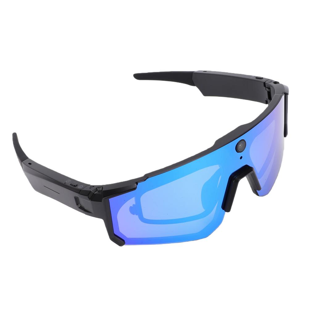 4K AI Smart Cycling Glasses 8MP HD Camera Bluetooth Sports Goggles with Voice Control EIS Stabilization for Skiing