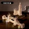 Rorate Rolai 3D Wooden Jigsaw Puzzle - Handmade Desktop Ornament & Educational Toy