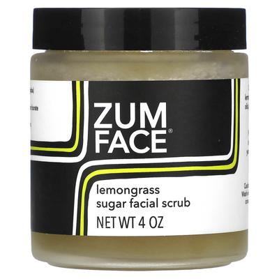 Zoom Face, Lemongrass Sugar Facial Scrub, 4 Oz.