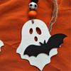 Ghostly Decorations 4PC Natural Materials Halloweens Crafts No Tool Neededs For Quick Setups And Home Styling A0KF
