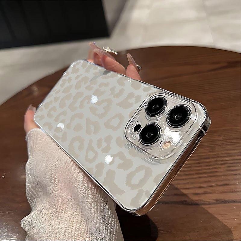 1PC Leopard Pattern Design Phone Case, Suitable for iPhone 17, 16, 15, Plus, Pro, Max Series Phones - Ideal for Use As a Gift