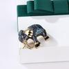 Creative Lovely Enamel Elephant Animal Brooch for Women Man Pins Clothes Backpack Accessories Jewelry Gifts