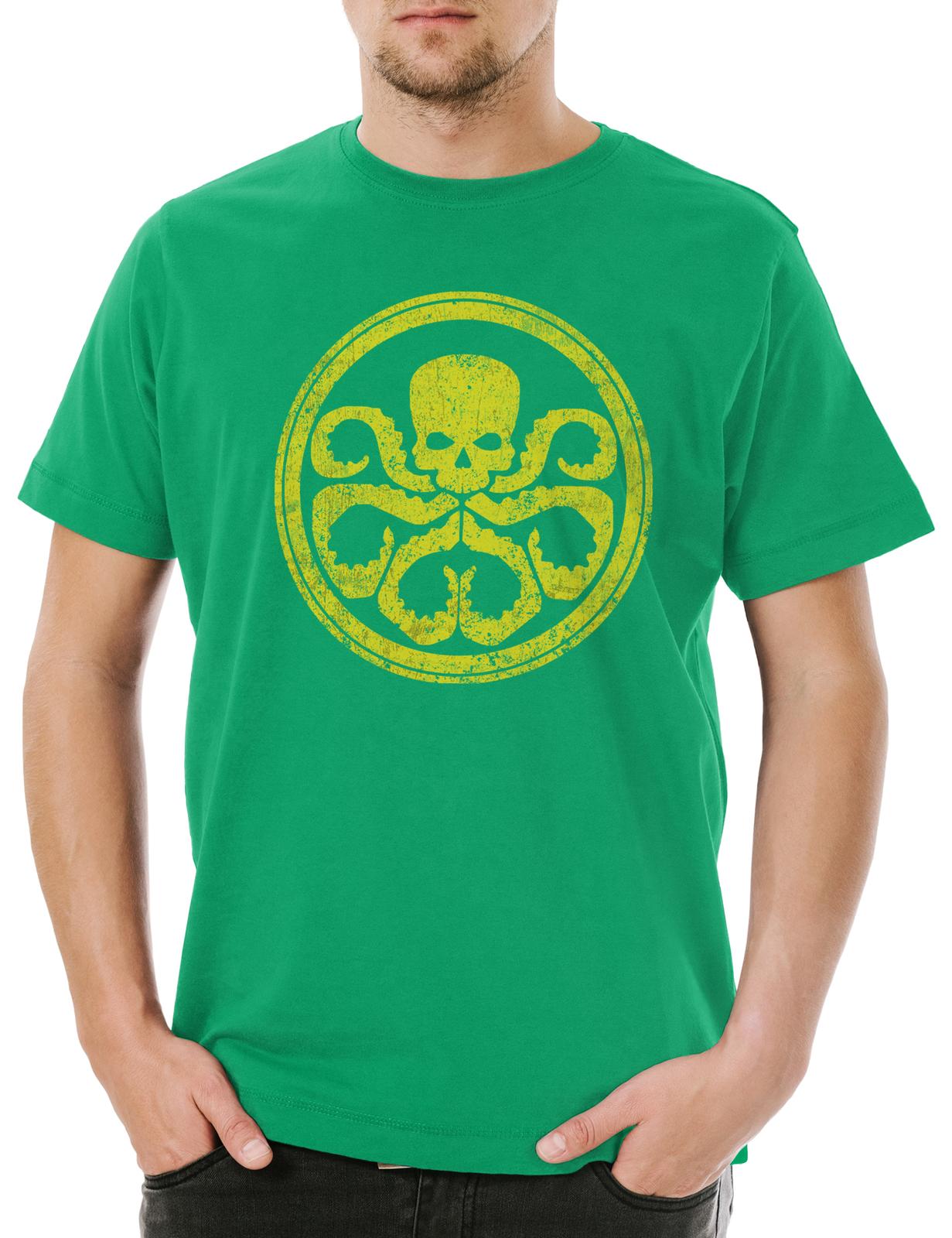 

Hydra Vintage Logo I Men s T-Shirt Mens Womens Tees Top Nick TV Seargent Avengers Shield Fury Hydra S