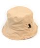 Yunibeosyeolkemiseuteuli Vintage Beige Wire Bucket Hat