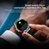 AK77 Stalowy Pasek 1,43-calowy AMOLED Smartwatch Monitorowanie Snu i Zdrowia Połączenia Kompatybilne z Bluetooth Zegarek Sportowy