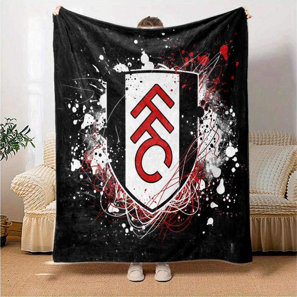 Fulham F.C Flannel Blanket, High quality Comfortable for All Seasons, Home Decor, Warmth and Comfort