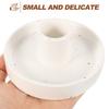 1Pc White Ceramic Incense Stick Holder Aromatherapy Stand Modern Tealight Burner Palo Santo Wood Meditation nament Home