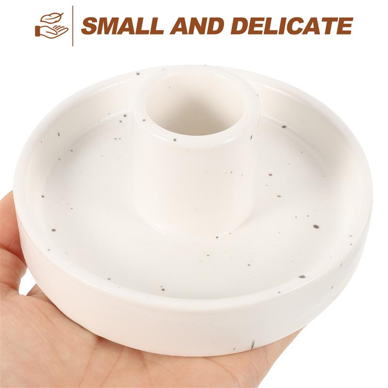 1Pc White Ceramic Incense Stick Holder Aromatherapy Stand Modern Tealight Burner Palo Santo Wood Meditation nament Home