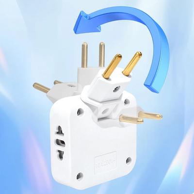 Adaptateur de voyage UE 3 en 1 US vers UE Adaptateurs d'alimentation de prise électrique CA MX US vers KR Adaptateur d'alimentation Convertisseur de puissance Prise secteur