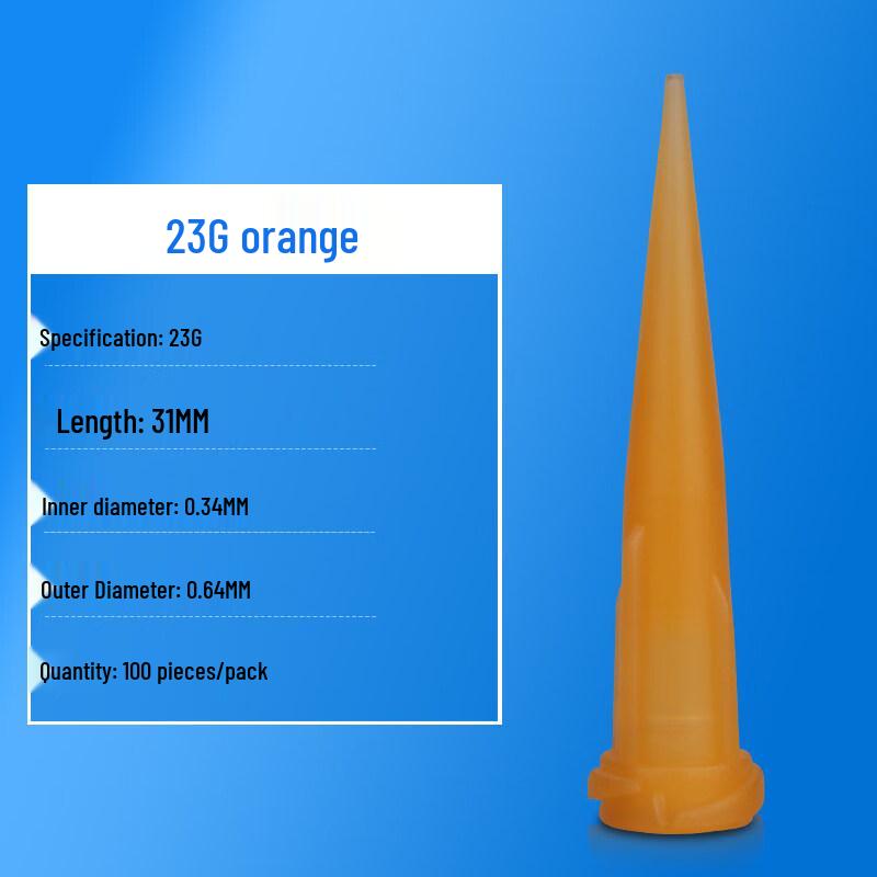 Slanted Plastic Dispensing Needle Tips