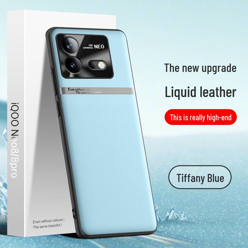 IQOO Neo8 Liquid Lederhülle: Fallschutz, Antifouling-Schutzhülle Einteiliges Schiff verfügbar