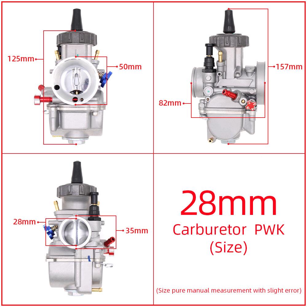 PWK Carburetor 21-34mm for ATV, Beach Buggy, Off-road Motorcycle Modifications 21mm