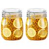 HANDUNYOU Glass Pickle & Storage Jar Set