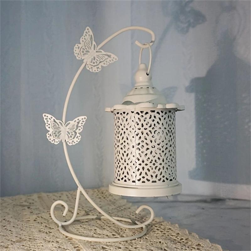 Vintages Hanging Freestandings Irons Lanterns Hollows Carving Romantics Dinner Wedding Decoration