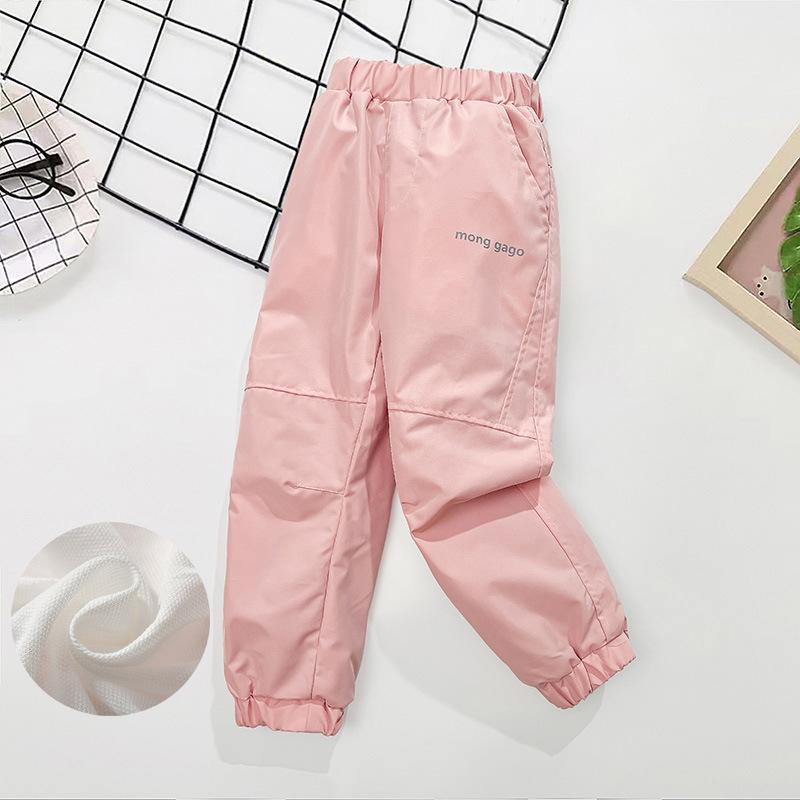 Big Kids Windproof Waterproof Outdoor Casual Cuffed Pants Unisex Boys Girls