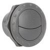 Car Air Conditioner Outlet Vent Trim Knob Style Round Maintenance for RVs Buses BoatsGray