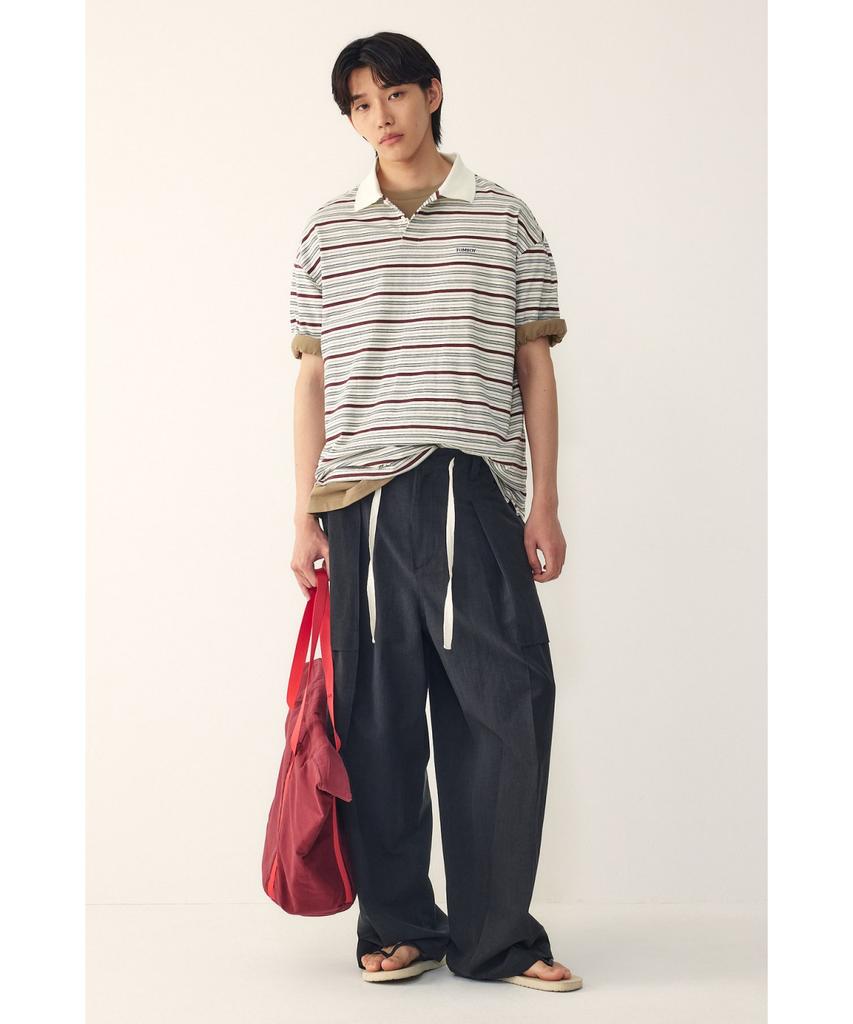STUDIO TOMBOY [Men] String One-Pleat Pocket Pants_Black 9156231185