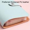 Cash Saving Binder Imitation Leather Clear PVC Pockets Tear-resistant Cash Holder for Bills Receipts Compact Money Organizer for Home Office Use
