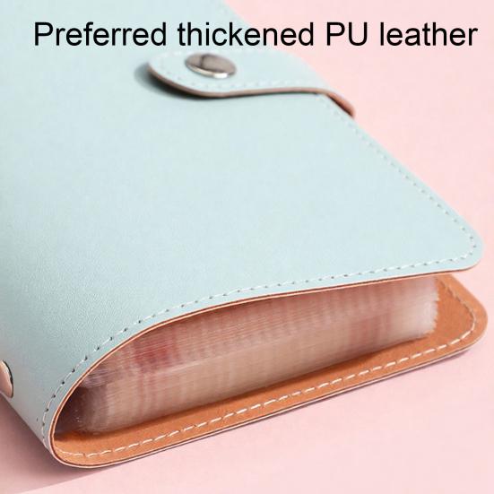 Cash Saving Binder Imitation Leather Clear PVC Pockets Tear-resistant Cash Holder for Bills Receipts Compact Money Organizer for Home Office Use