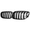 Pair Front Kidney Double Slat Grill Grilles For BMW E90 E91 LCI 3 Series Sedan Wagon 325i 328i 335i 335xi 330i 2009-2013