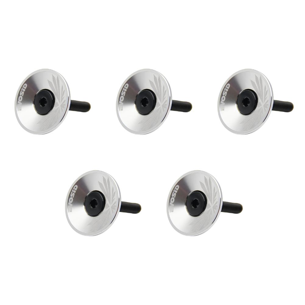 5Pcs Bicycle Headset Cap MTB Road Bike Stem Headset Top Cap Cover Bike Headset Cover for Fork Head Tube Cycling Accessories