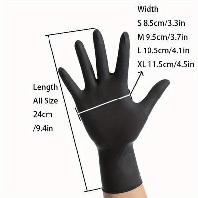 30/50/100 Stück Heim Nitrilhandschuhe für die Reinigung von Küchen Badezimmern Haarschnitten Nagelkunst Haustieren Elastisch Latexfrei Puderfrei S/M/L/XL