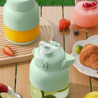 Bärbar Juicer, 16.9 fl oz Trådlös Mixerkopp, Uppladdningsbar USB-juicer För & Smoothies, Med Avtagbart Lock För Enkel Användning & Resor