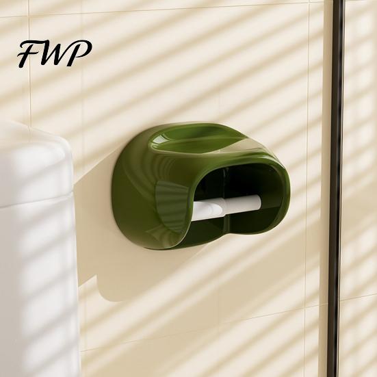 Quick Install Toilet Paper Rack Roll Holder No Drilling Wall Mount with Top Sophisticated Bathroom Decor Storage Shelf Durable Space Saving